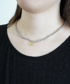 monshiro 【バロックパール】イチョウショート ネックレス