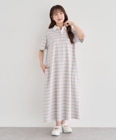 Green Parks ・ＳＵＧＡＲ　ＳＰＯＯＮ　ボーダーポロワンピース