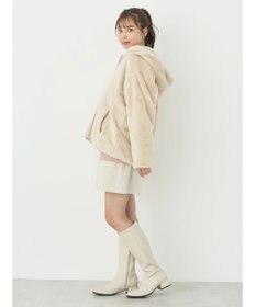 earth music&ecology マルチウェイマウンテンパーカー（ファー）