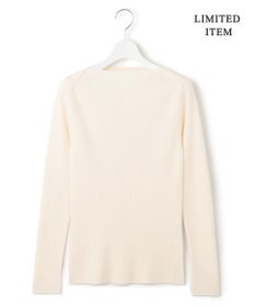 ICB 【WEB限定】 エクストラファインメリノ ボートネックプルオーバー