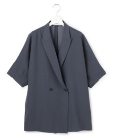 ICB 【先行予約】 FluidBackSatin ハーフスリーブジャケット