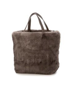 UNBILLION カシュカシュ cachecache / ミンク風ファーシンプルトート