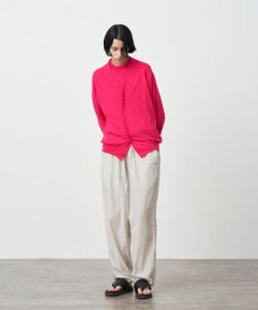 ATON RECYCLED FRESCA COTTON | Vネックカーディガン