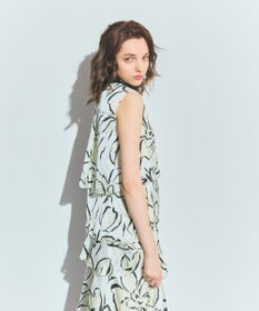 GRACE CONTINENTAL プリントレイヤードノースリーブ