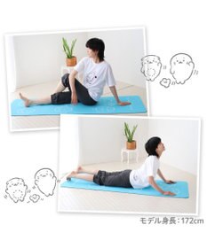 Mother garden しろたん ヨガマット 6㎜ バンド付き