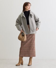 Green Parks ・Ｐｅｔｉｔ　Ｆｌｅｕｒ　ボトルネックリブニット