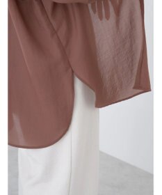 earth music&ecology シアーボーイズライクシャツ