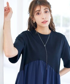 Tiaclasse 涙型ラリエットネックレス