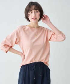 ANY L 【WEB限定】シルケットスムースツイストスリーブカットソー