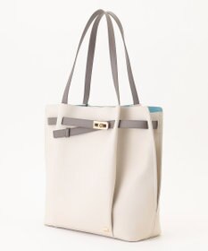 LA BAGAGERIE コンビカラーA4トートバッグ