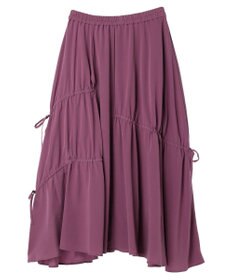 earth music&ecology ドロストギャザーフレアスカート