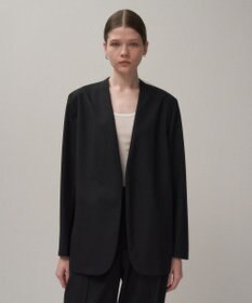 ATON 【26FW】WOOL TROPICAL | ノーカラージャケット