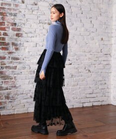 Green Parks ・Ｐｅｔｉｔ　Ｆｌｅｕｒ　ボトルネックリブニット