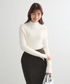 Green Parks ・Ｐｅｔｉｔ　Ｆｌｅｕｒ　ボトルネックリブニット