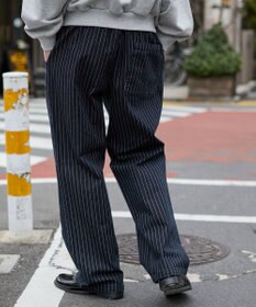 WEGO 【ユニセックス着用ITEM/XSSMLサイズ展開/ウエストゴム】ユルフィットコットンイージーパンツ