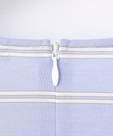 自由区 S 【WEB限定・洗える】ストライプハイゲージジャージー カットソー