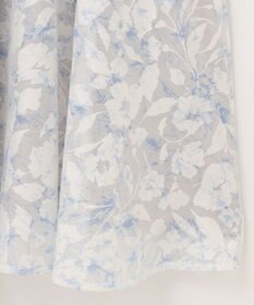 ANY SIS 【洗える】フラワープリントドッキングニット ワンピース