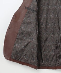 JOSEPH ABBOUD 【長く育てたいサスティナブルなレザー】ベジタブルラムレザージャケット