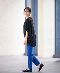 Tiaclasse 【洗える】麻調ドルマンタックシャツ