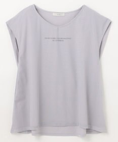 ANY チュールデザインフレンチスリーブTシャツ