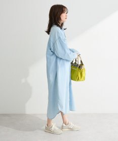 Green Parks シアーデニムシャツワンピース