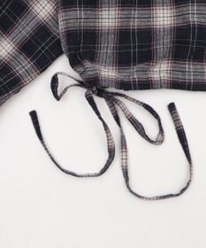 WEGO チェックショートフードシャツ