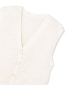 GRACE CONTINENTAL チュールフリルニットベスト