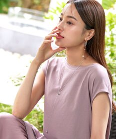 Tiaclasse 涙型ラリエットネックレス