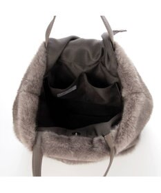 UNBILLION カシュカシュ cachecache / ミンク風ファーシンプルトート