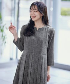 Tiaclasse 【洗える】プリーツワンピース