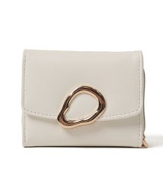 WEGO ニュアンスパーツフラップウォレット