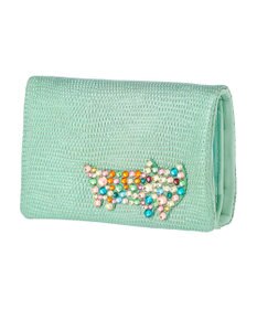 tsumori chisato CARRY キラネコストーン 2つ折り財布