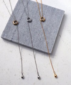 Tiaclasse 涙型ラリエットネックレス