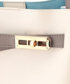 LA BAGAGERIE コンビカラーA4トートバッグ