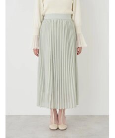 earth music&ecology すきな丈シフォンプリーツスカート