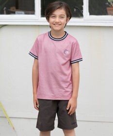 J.PRESS KIDS 【110-130cm】COOLMAX コンビボーダー リブＴシャツ