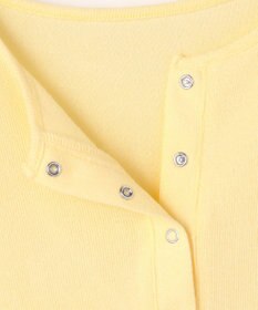 ANY クリアラメフライスヘンリーネックプルオーバー