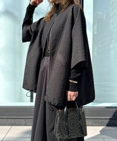 Green Parks AnriettMusee フロントジップジャガードブルゾン