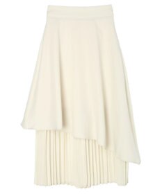 earth music&ecology プリーツドッキングスカート