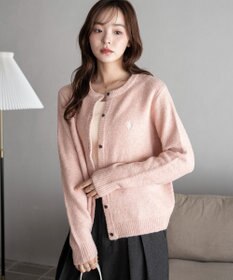 WEGO 【WEB限定/25年秋冬新作】別注USPOLO微起毛カーデ