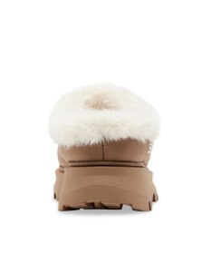 STEVE MADDEN FIRE PLACE 厚底キルティングファーシューズ