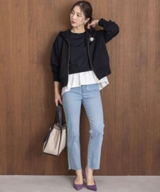 組曲 ストレッチクリアドッキング ニットプルオーバー