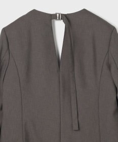 GRACE CONTINENTAL バックシャンノーカラージャケット