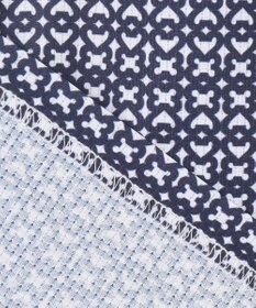 23区GOLF 【WOMEN】サンベールメッシュ モノグラムハーフジップ