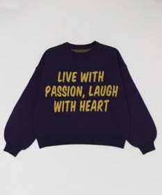 WEGO レタリングニットプルオーバー