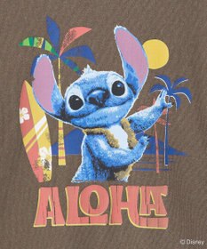 Green Parks スティッチ／ウ゛ィンテージ風ピグメントＴシャツ