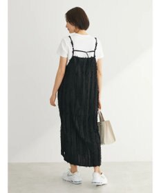 Green Parks フェザージャガードキャミワンピース