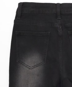 WEGO レースアップストレッチフレアデニム