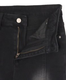 WEGO レースアップストレッチフレアデニム