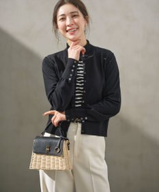 組曲 L 【6色展開・UVケア】クルーネックモダンカーディガン